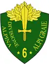 Wappen der Division Alpi Graie