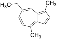 Strukturformel von Chamazulen