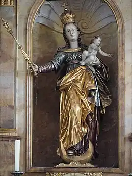 Marienfigur des Marienaltars (um 1740–1750)