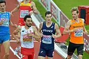 Zieleinlauf des ersten&nbsp;Semifinals