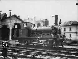 Dampflokomotive F3 Nr.&nbsp;80 der SCB, spätere Nr.&nbsp;8425 der SBB