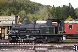 Dampflokomotive E&nbsp;3/3 Nr.&nbsp;10 des DVZO, ehemals Nr.&nbsp;8476 der SBB