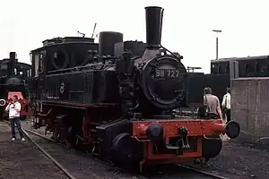 DR 98 727 in Bochum-Dahlhausen (1985)