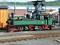 Die 99 539 als IV K Nr. 132 beim Bekohlen im Bahnhof Freital-Hainsberg