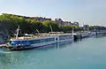 Flusskreuzfahrtschiffe auf der Rhone