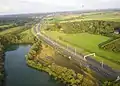 A12 bei Bunnik, Fahrtrichtung Arnhem