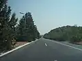 PATHE. Abschnitt Polykastro-Evzoni. Ausbauzustand als Autobahn 1.
