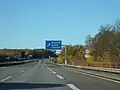 Fahrt auf der dritten Brücke in westlicher Richtung