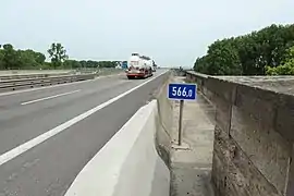 Theodor-Heuss-Brücke über den Rhein zwischen Ludwigshafen und Mannheim