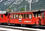 AB 3 der Zillertalbahn (1905), typischer Vertreter von Schmalspurwagen der Frühzeit