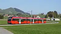 ABe 4/12 „Walzer“ zwischen Jakobsbad und Gonten