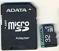 Micro-SD-Karte mit Adapter