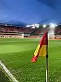 Die renovierten Tribünen 2 und 3 (Januar 2021)