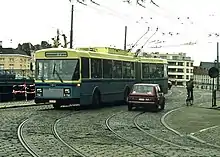 Prototyp 83 in Gent, noch mit Solinger Betriebsnummer