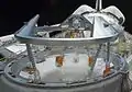 APAS-95 im aktiven Betriebsmodus am Space Shuttle