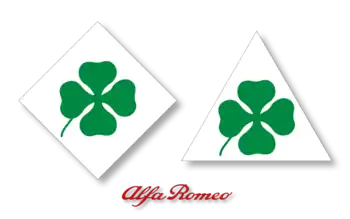 Das, von der Alfa-Romeo-Rennsport-abteilung verwendete „Quadrifoglio Verde“