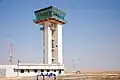 Der Tower an der südlichen Runway der Nevatim Airbase