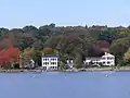 Blick auf die Strandpromenade