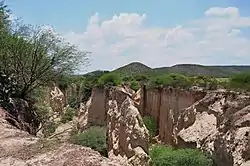 Landschaft in der Sierra Gorda im Municipio Cadereyta de Montes