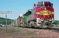 BNSF 647 in Williams (August 1997)