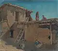 Ein Dorfhaus in Niavaran, circa 1930