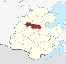 Lage des Kirchspiels