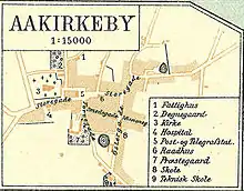 Karte um 1900
