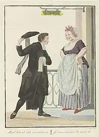 Amsterdamer Aanzegger oder Aanspreker, Anfang 19. Jh.