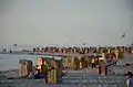 Abendstimmung am Strand des Ostseebads Laboe