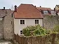 Haus in der Stadtmauer, Höhe Von-Hazzi-Str. 14