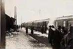 Salonwagen der BHStB im Bahnhof Sarajewo