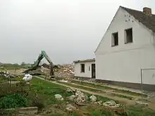 Abriss Hornos (Tagebau Jänschwalde)