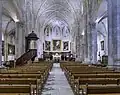 heutige Kirche, Mittelschiff zum Chor