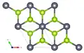 mit Blickrichtung parallel zur c-Achse