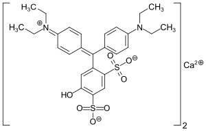 Struktur von Patentblau V