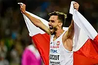 Freude über seinen Erfolg: Vizeweltmeister Adam&nbsp;Kszczot