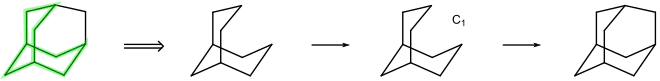 Adamantan: Tricyclo-Nomenklatur