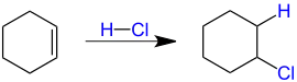 Chlorwasserstoff-Addition