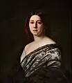 1850 – Porträt Adelheid von Hochberg, Ehefrau von Hans Heinrich XV. Fürst von Pless