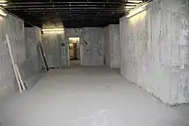 Blick in den Bunker unter der Burg Kransberg, Teil des FHQ Adlerhorst
