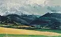 Blick von der Schneekoppe ins Tal der Lomnitz (1870/80)