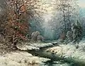 Winterliche Flusslandschaft