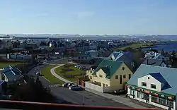 Straße Ægisíða in Vesturbær