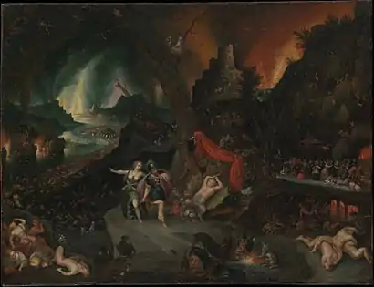 Aeneas und Sibylle in der Unterwelt, ca. 1630, Öl auf Kupfer, 26,7 × 35,9 cm, Metropolitan Museum of Art, New York