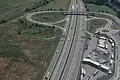 Die Raststätte „Brno-jih“ bei Brünn.