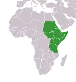 Mitglieder der CECAFA