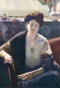Lesepause, 1908