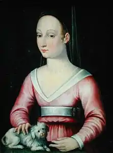 Unbekannt, Porträt von Agnès Sorel, 16. Jahrhundert.