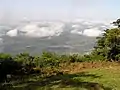 Blick von oben in die Ebene