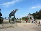 Grenzübergang nach Polen in Strandnähe